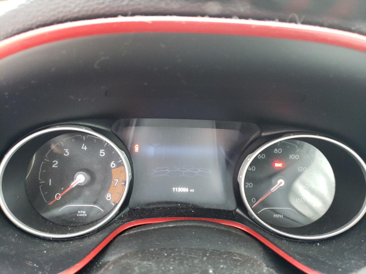 2017 Jeep Compass VIN 3C4NJDDB1HT640223 Copart auction photo, front end / side damage thumbnail 9