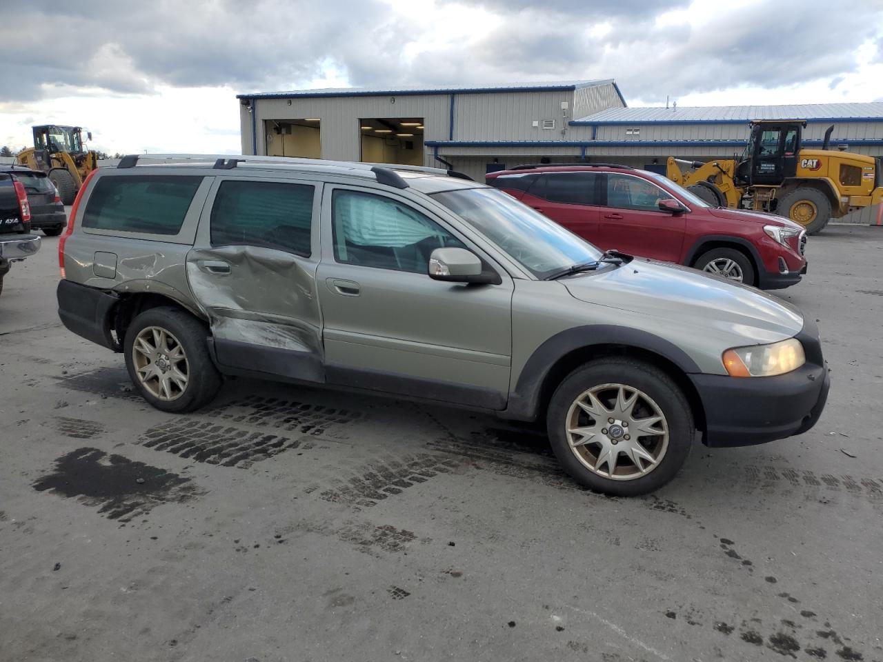2007 Volvo XC70 VIN YV4SZ592071285915 Copart auction photo, side / rear end damage thumbnail 4