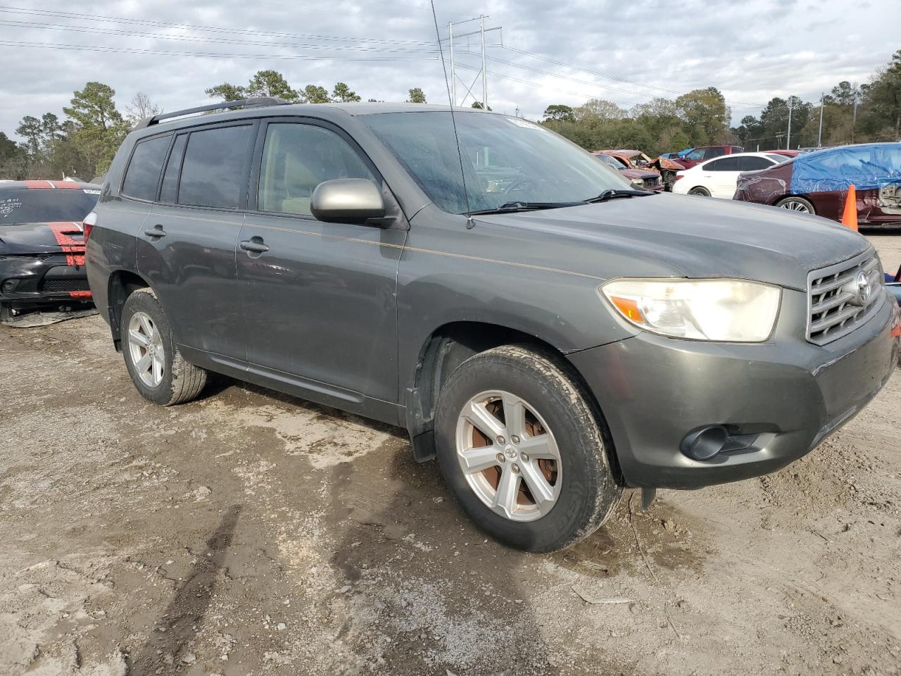 2009 Toyota Highlander VIN JTEDA41A292004495 Copart auction photo, side damage thumbnail 4