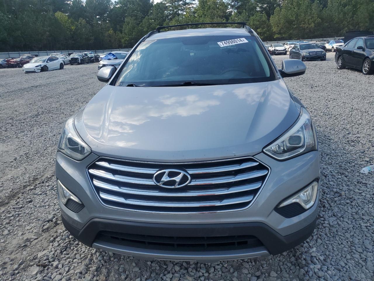 2015 Hyundai Santa Fe VIN KM8SM4HFXFU109074 Copart auction photo, side damage thumbnail 5