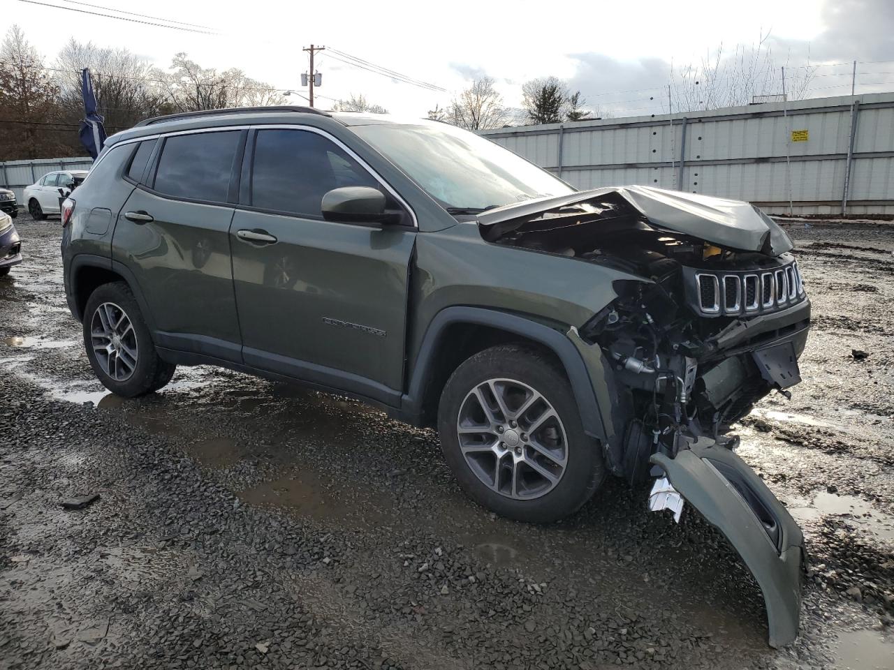 2018 Jeep Compass VIN 3C4NJDBB7JT308084 Copart auction photo, front end damage thumbnail 4