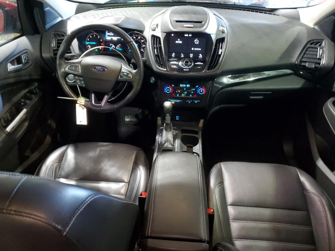 2017 Ford Escape VIN 1FMCU0JDXHUB66044 Copart auction photo, front end / side damage thumbnail 8