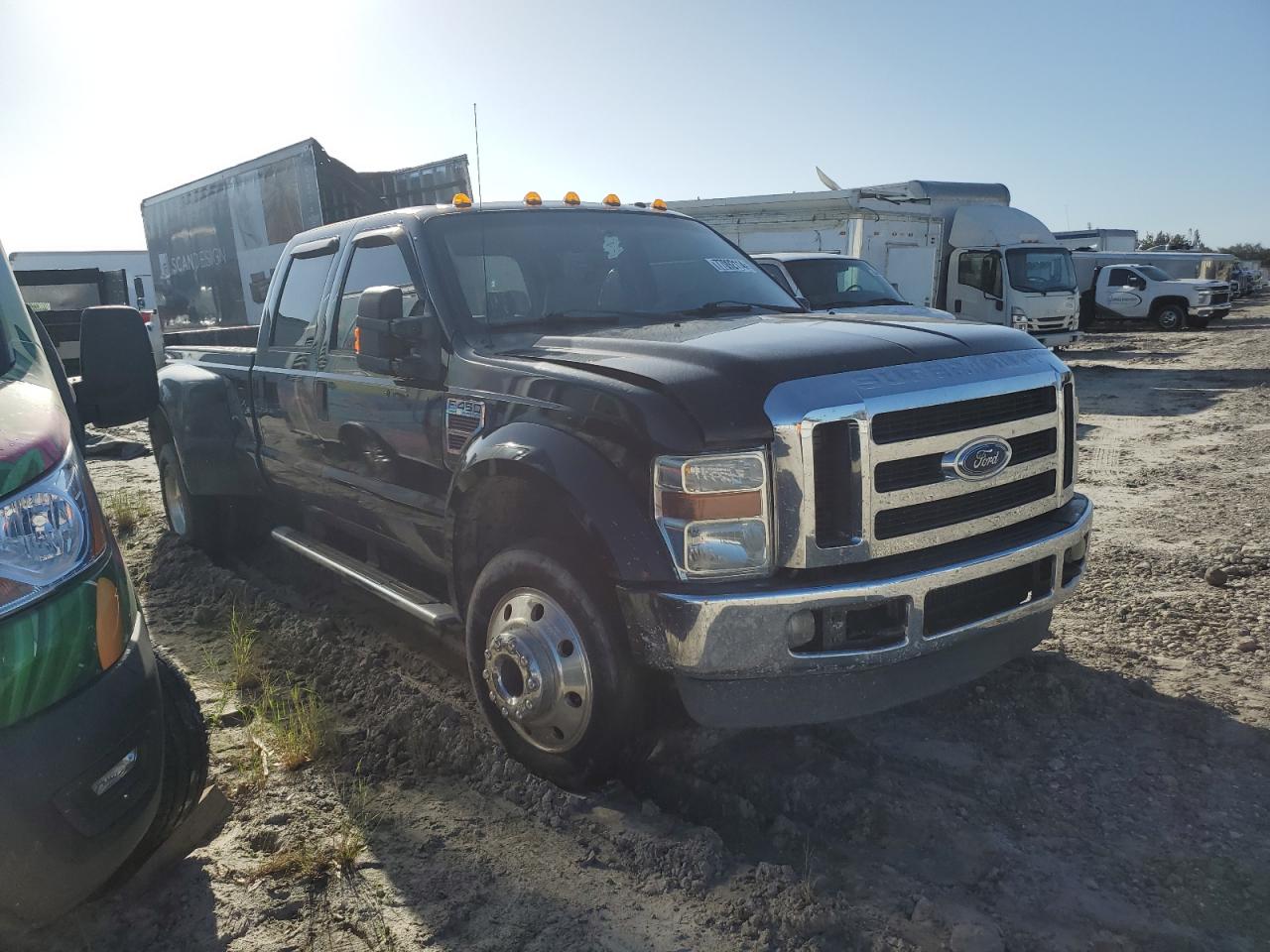 2008 Ford F450 VIN 1FTXW43R78EA00395 Copart auction photo, water/flood damage thumbnail 4