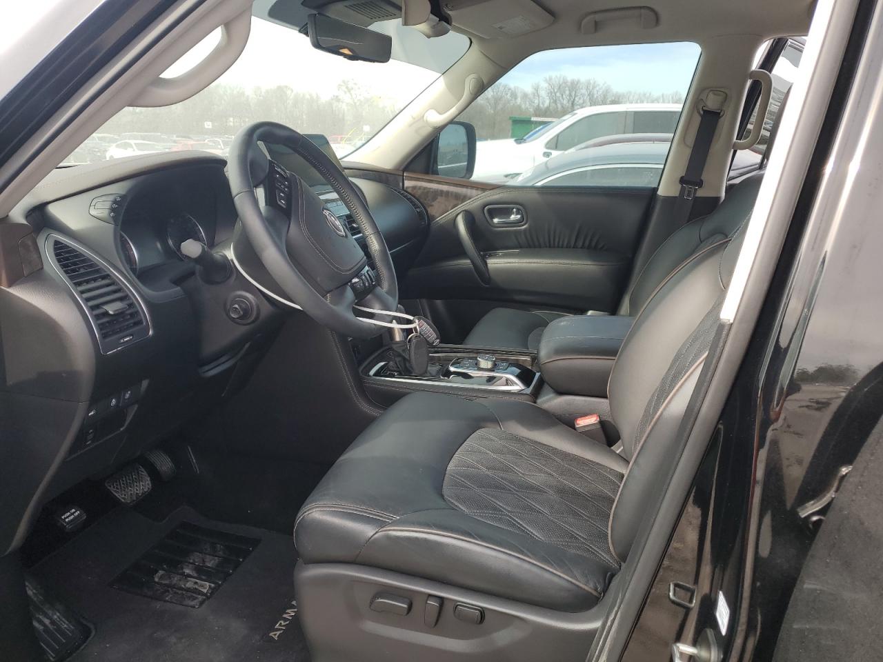 2024 Nissan Armada VIN JN8AY2DB1R9850527 Copart auction photo, front end damage thumbnail 7