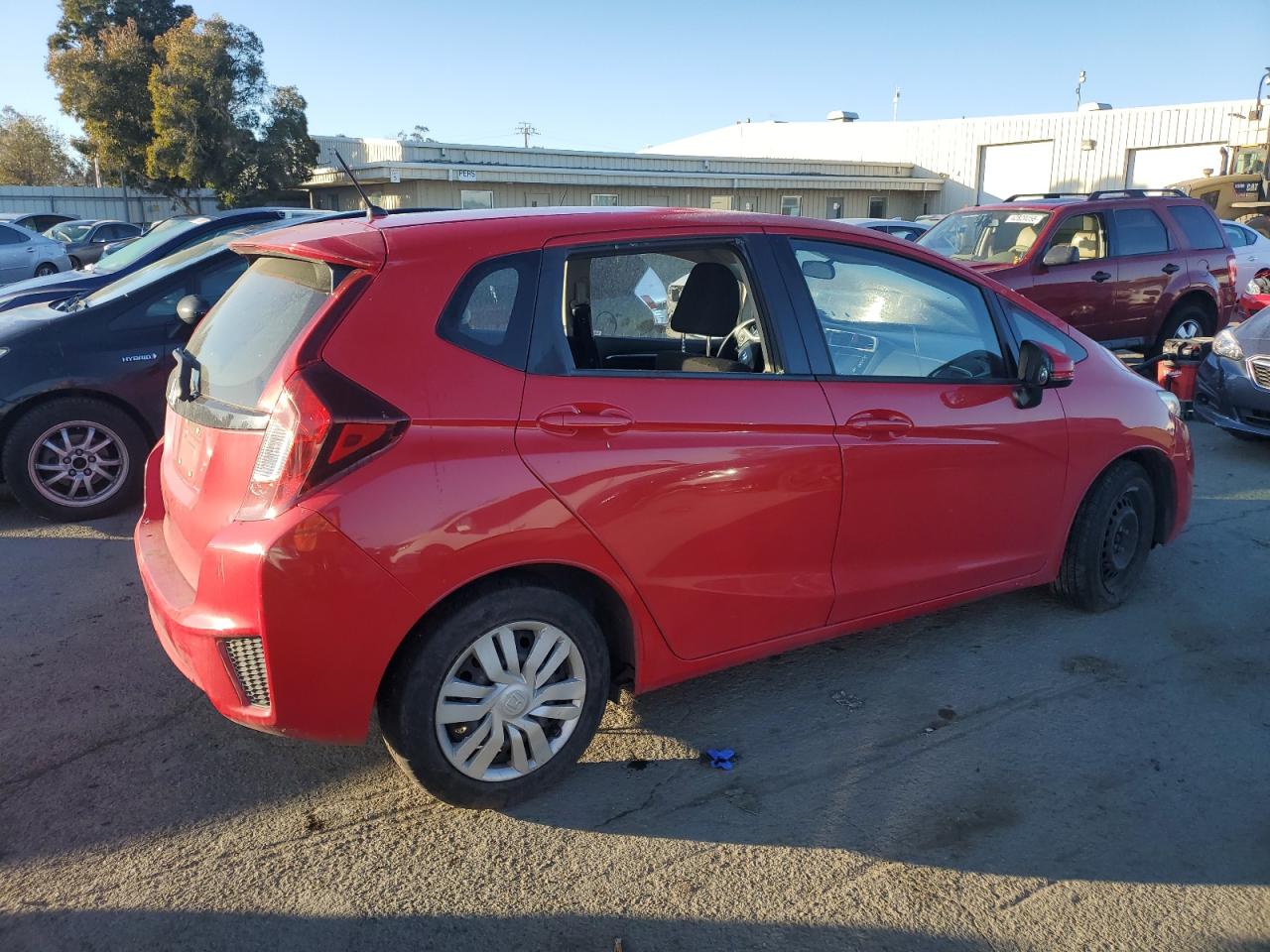 2016 Honda Fit VIN JHMGK5H51GX027200 Copart auction photo, vandalism damage thumbnail 3