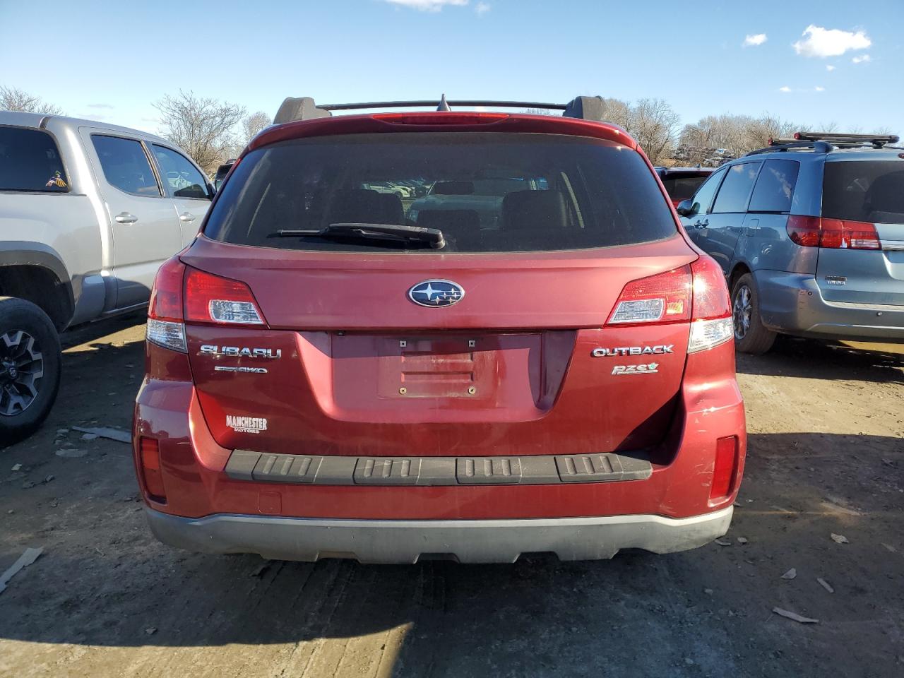 2013 Subaru Outback VIN 4S4BRBKC1D3241860 Copart auction photo, front end / side damage thumbnail 6