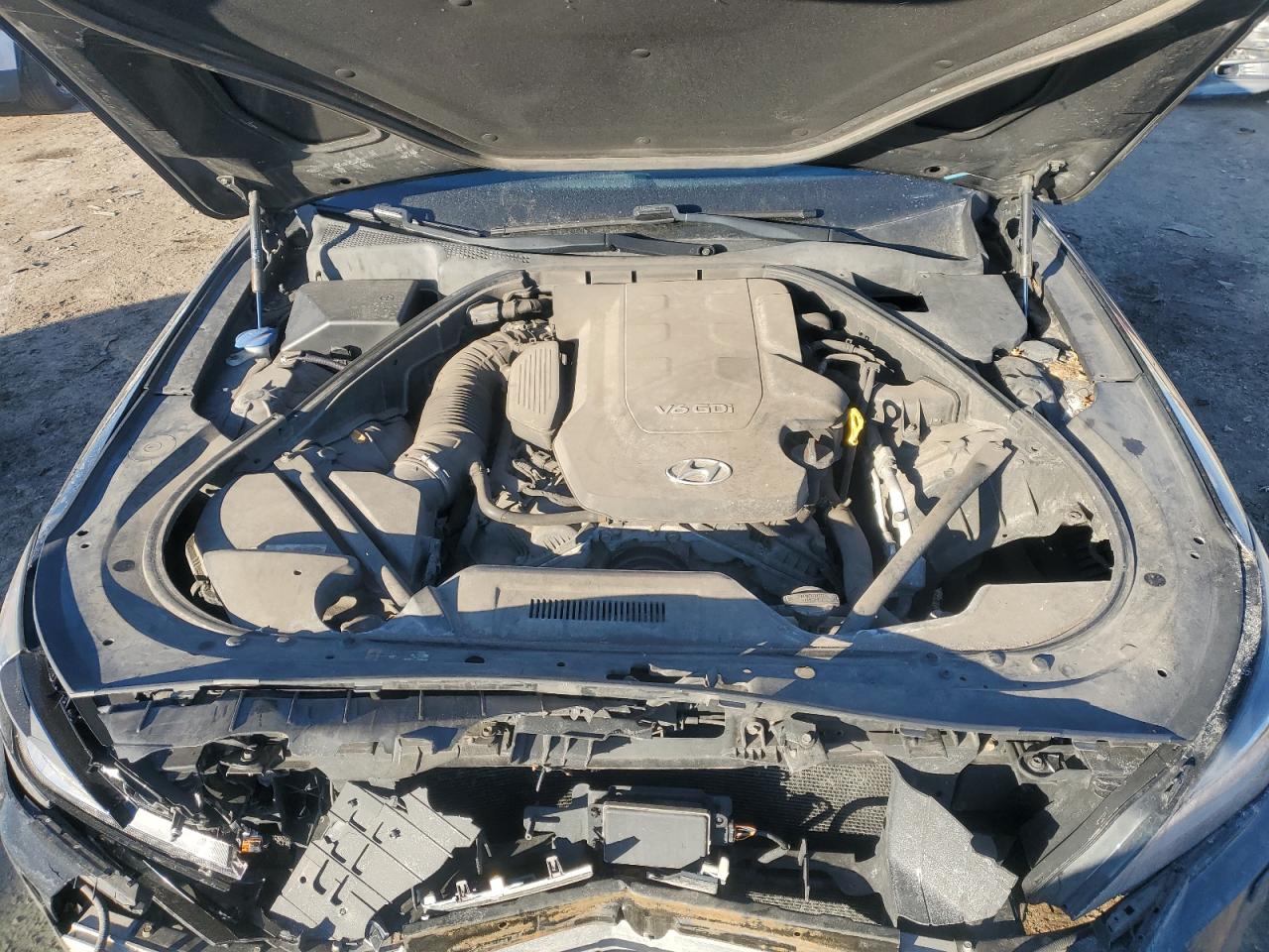 2016 Hyundai Genesis VIN KMHGN4JE4GU117192 Copart auction photo, rear end / front end damage thumbnail 12