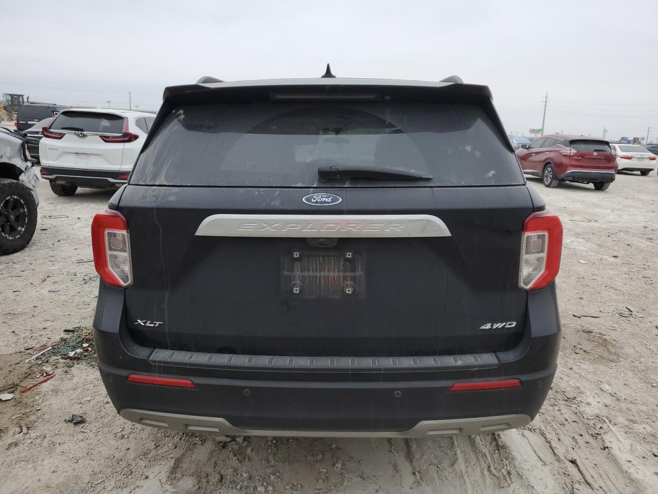2023 Ford Explorer VIN 1FMSK8DHXPGA42044 Copart auction photo, front end / side damage thumbnail 6