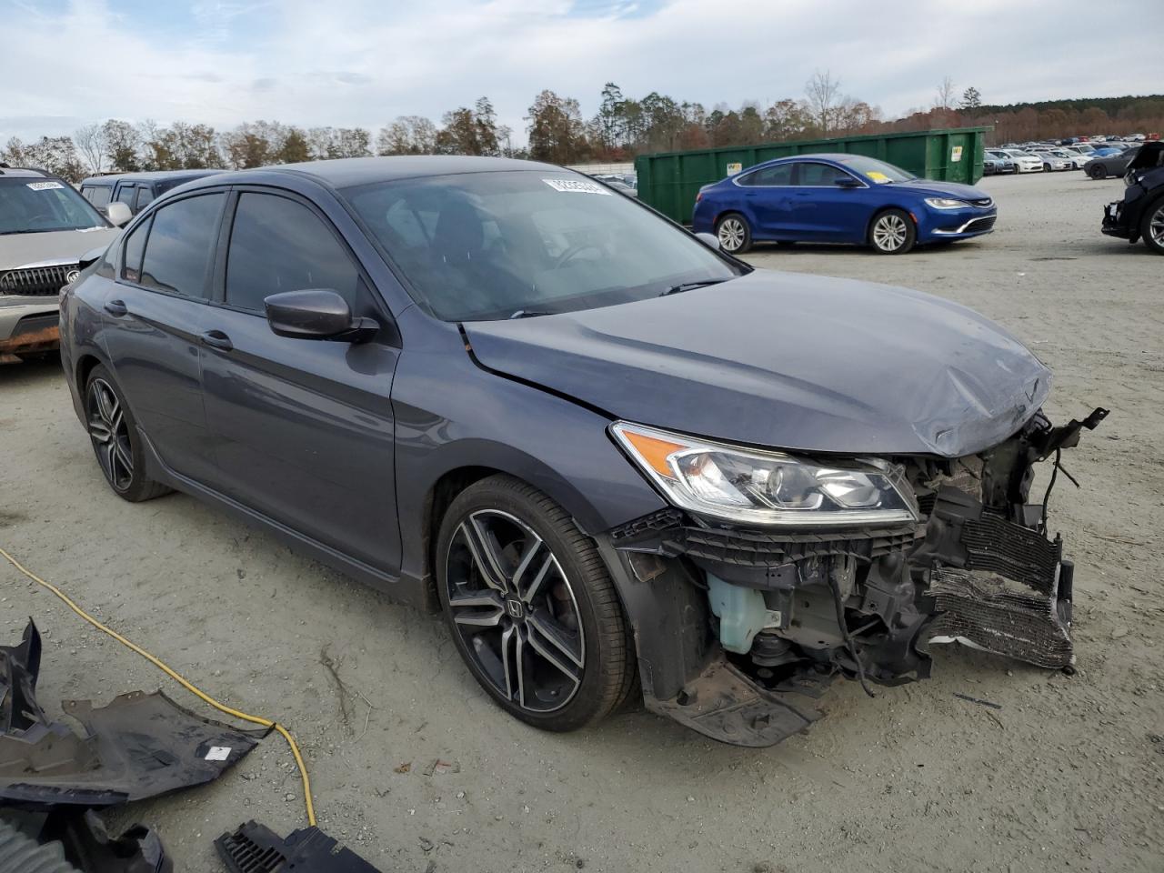 2016 Honda Accord VIN 1HGCR2F52GA215628 Copart auction photo, front end damage thumbnail 4