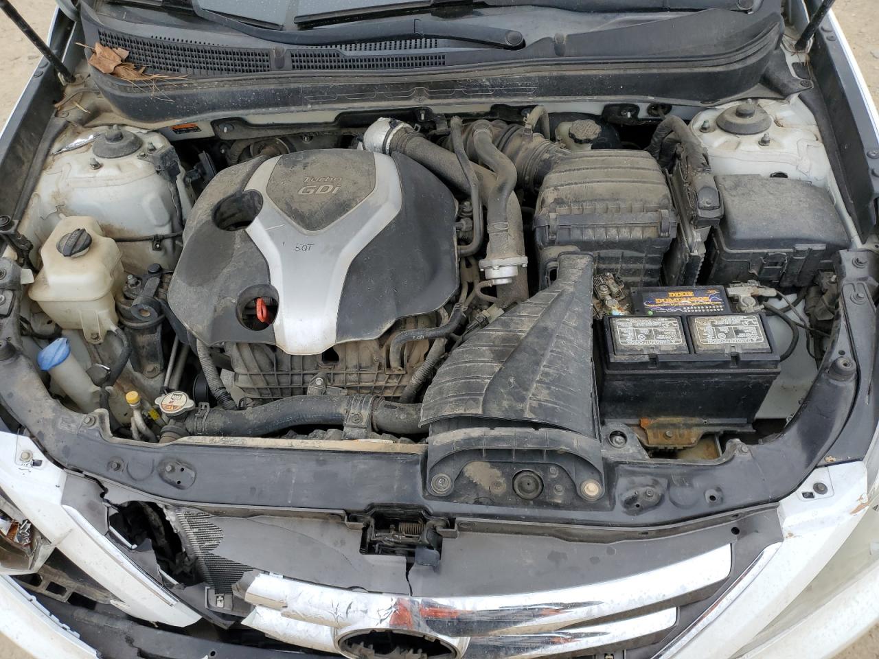 2014 Hyundai Sonata VIN 5NPEC4AB1EH848676 Copart auction photo, front end damage thumbnail 11