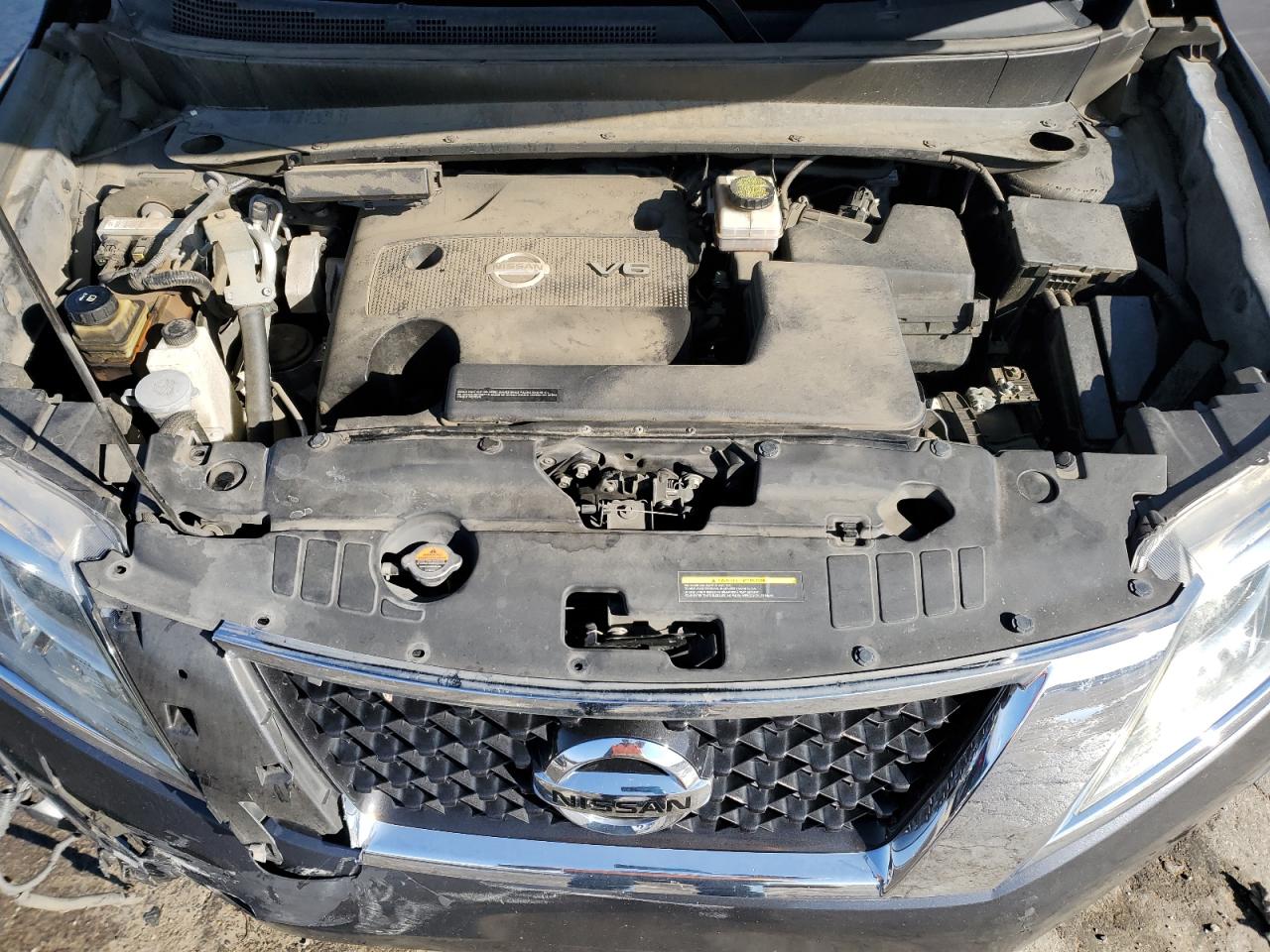 2013 Nissan Pathfinder VIN 5N1AR2MN2DC651190 Copart auction photo, front end damage thumbnail 12