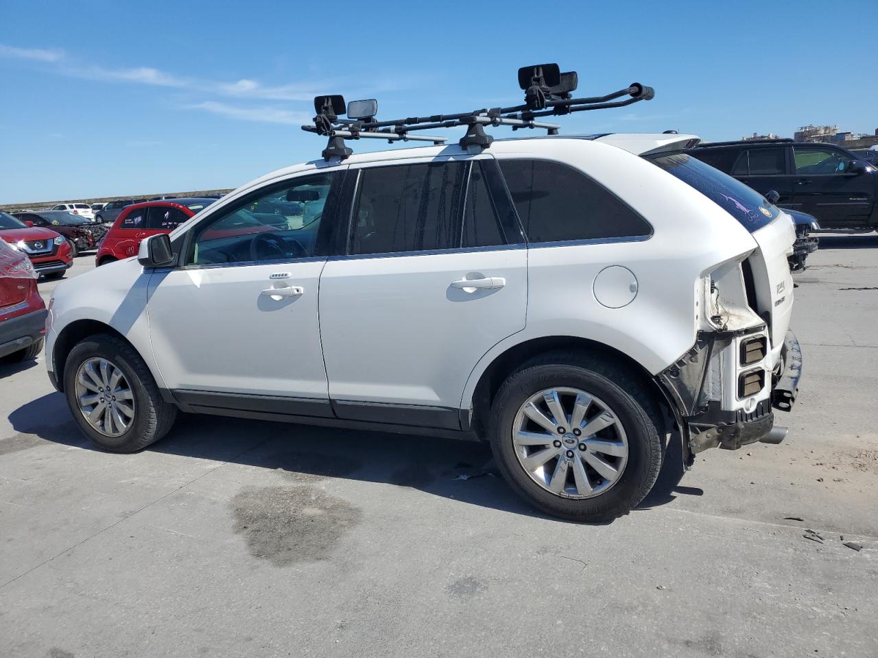 2010 Ford Edge VIN 2FMDK3KC9ABA89437 Copart auction photo, rear end / side damage thumbnail 2
