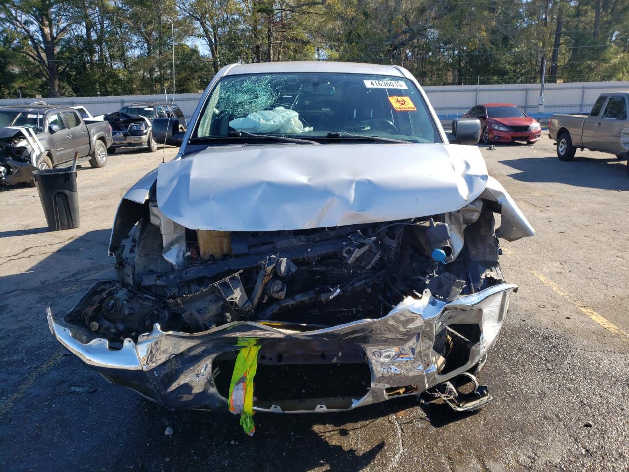 2011 Nissan Titan VIN 1N6AA0EC3BN314510 Copart auction photo, front end / side damage thumbnail 5
