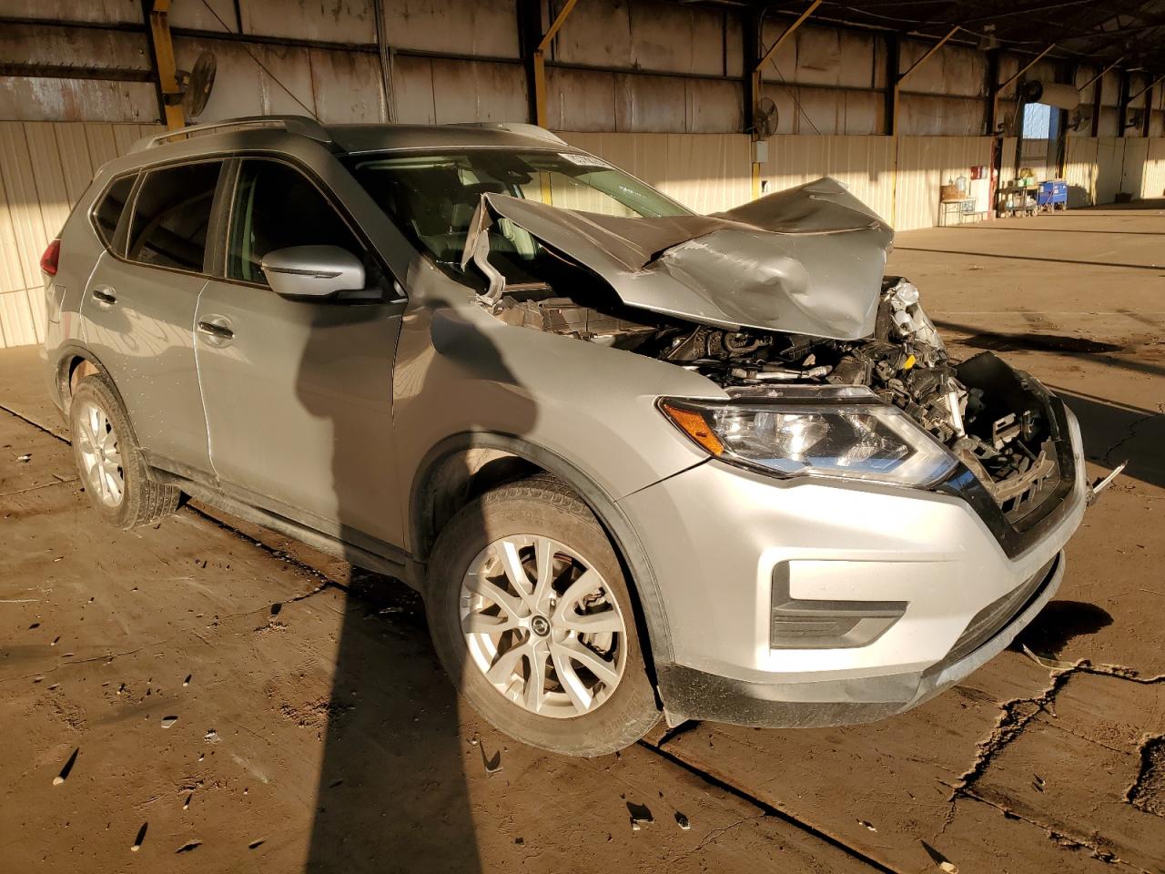 2020 Nissan Rogue VIN KNMAT2MV9LP500389 Copart auction photo, undercarriage / front end damage thumbnail 4