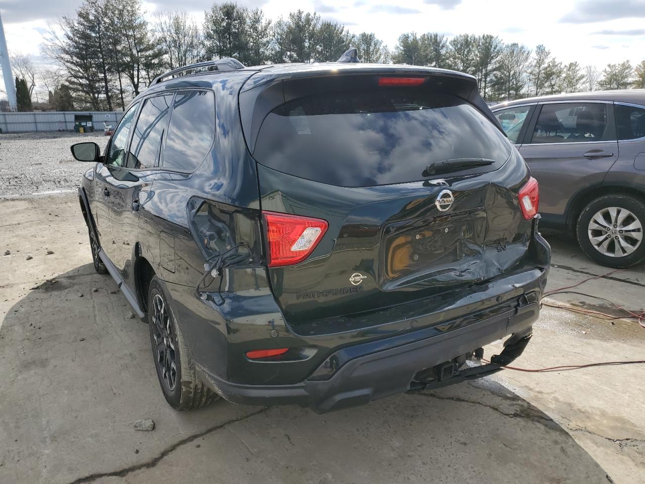 2019 Nissan Pathfinder VIN 5N1DR2MM9KC651351 Copart auction photo, front end / rear end damage thumbnail 2