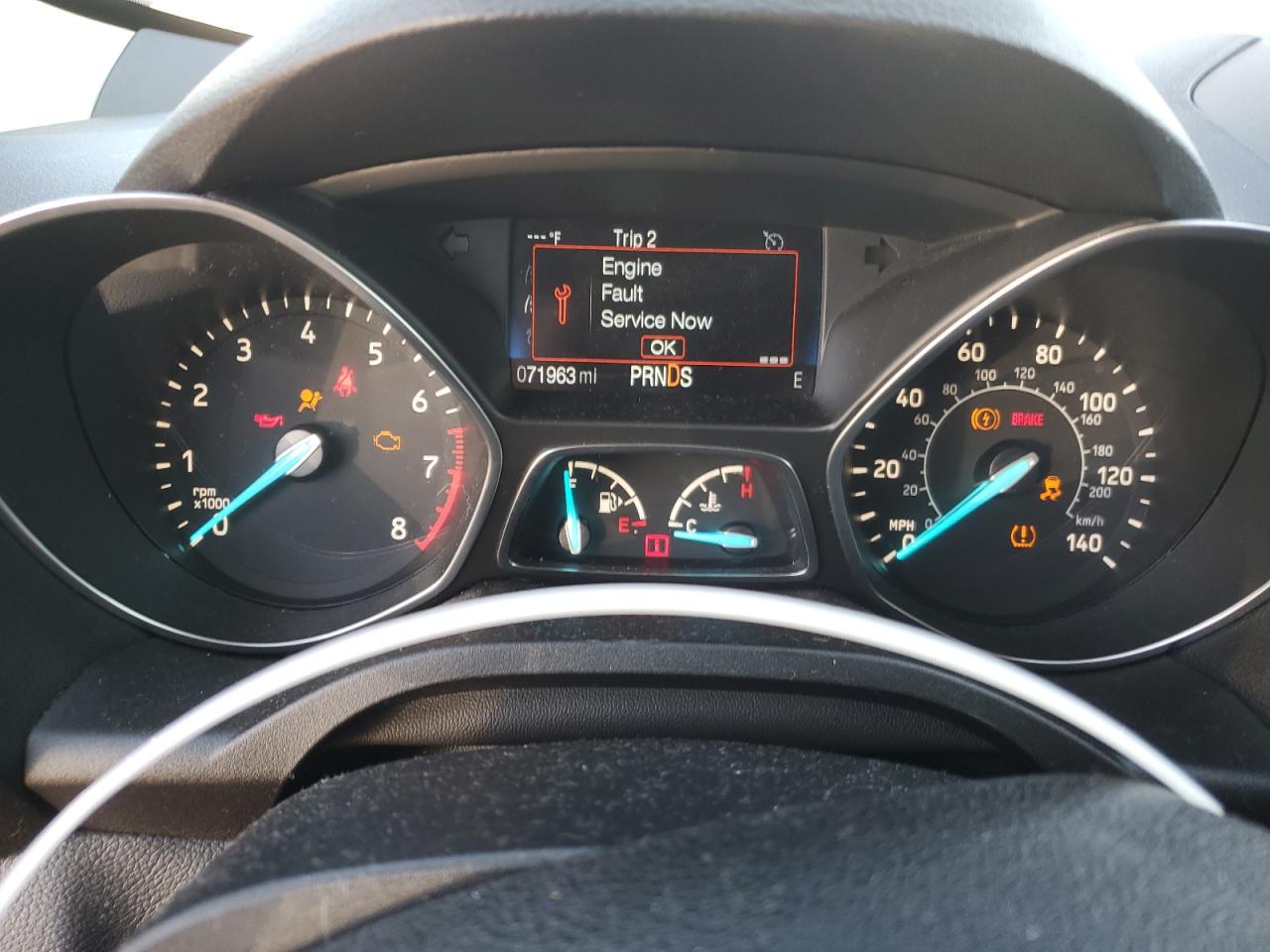 2019 Ford Escape VIN 1FMCU0F74KUB00079 Copart auction photo, front end / undercarriage damage thumbnail 9