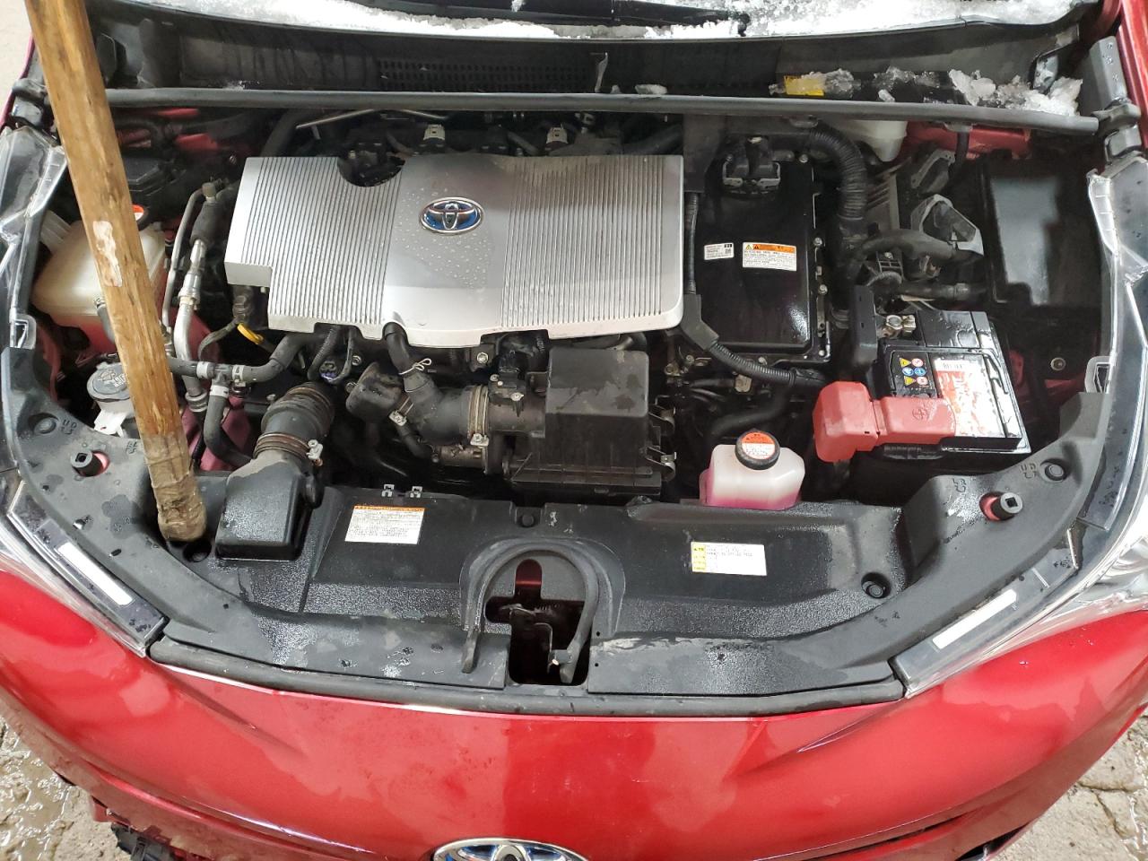 2016 Toyota Prius VIN JTDKBRFU7G3517094 Copart auction photo, all over damage thumbnail 11