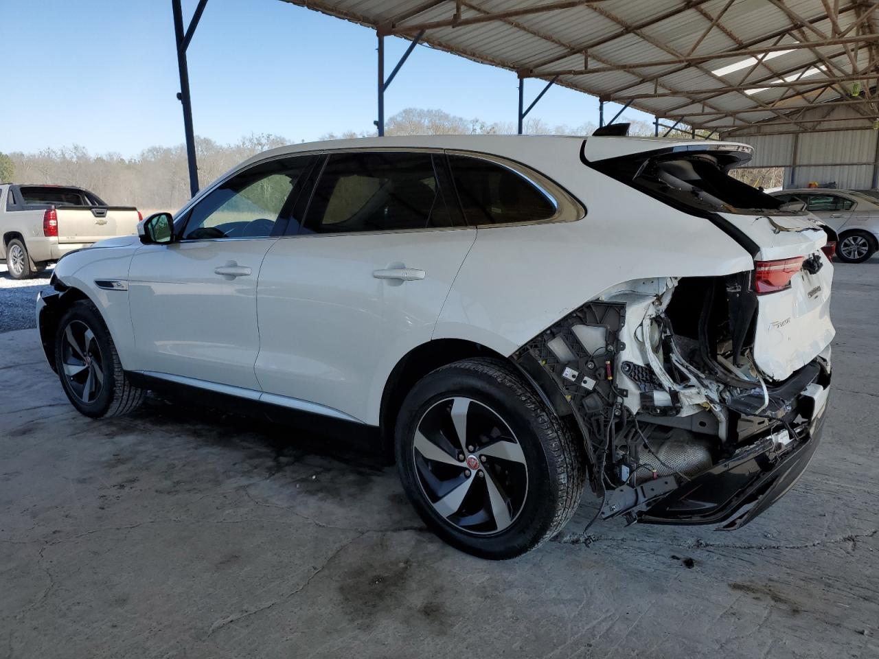 2021 Jaguar F-Pace VIN SADCJ2EX3MA675728 Copart auction photo, rear end / front end damage thumbnail 2