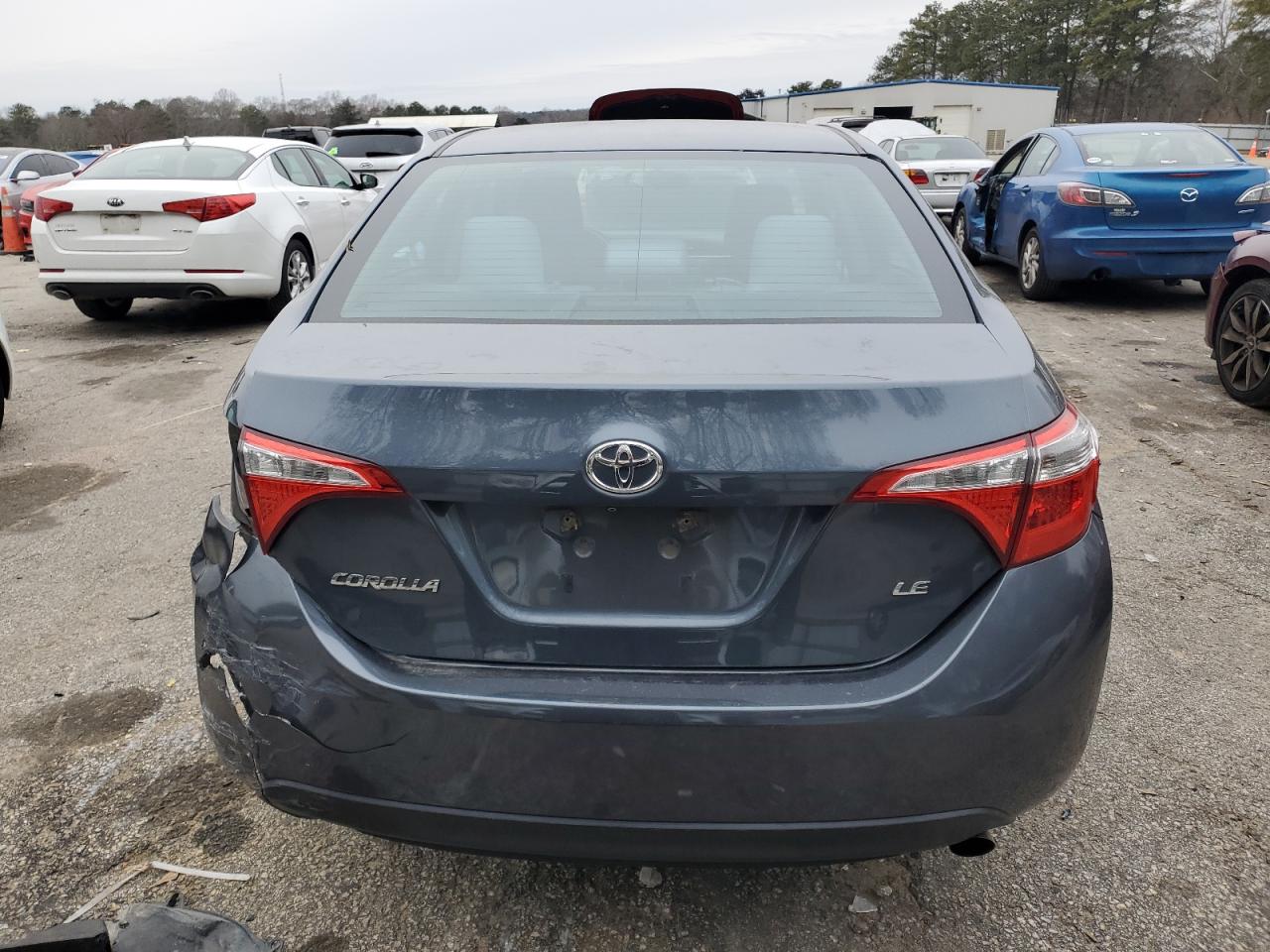 2014 Toyota Corolla VIN 2T1BURHE6EC226817 Copart auction photo, rear end / side damage thumbnail 6