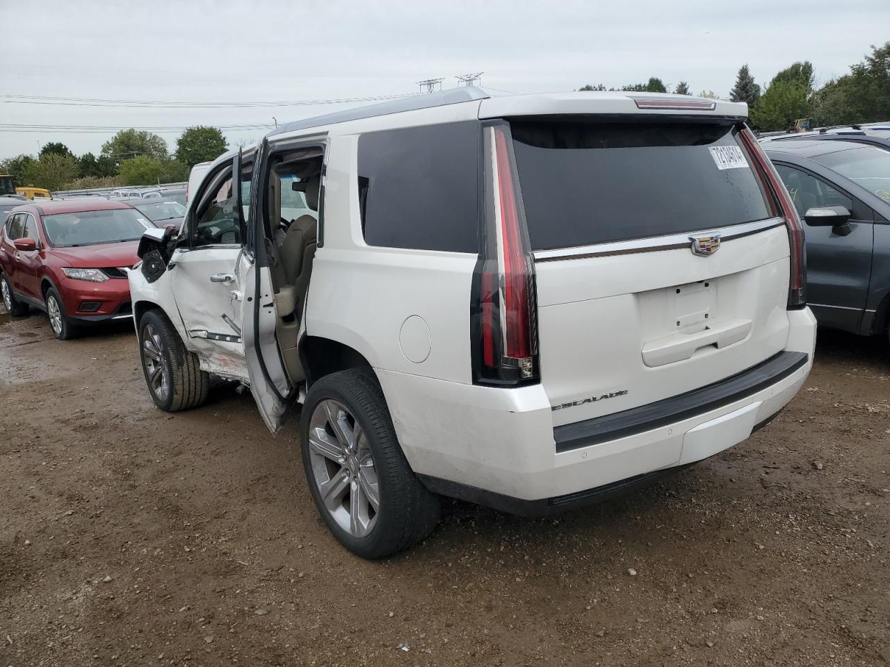2016 Cadillac Escalade VIN 1GYS4CKJ8GR361187 Copart auction photo, side damage thumbnail 2