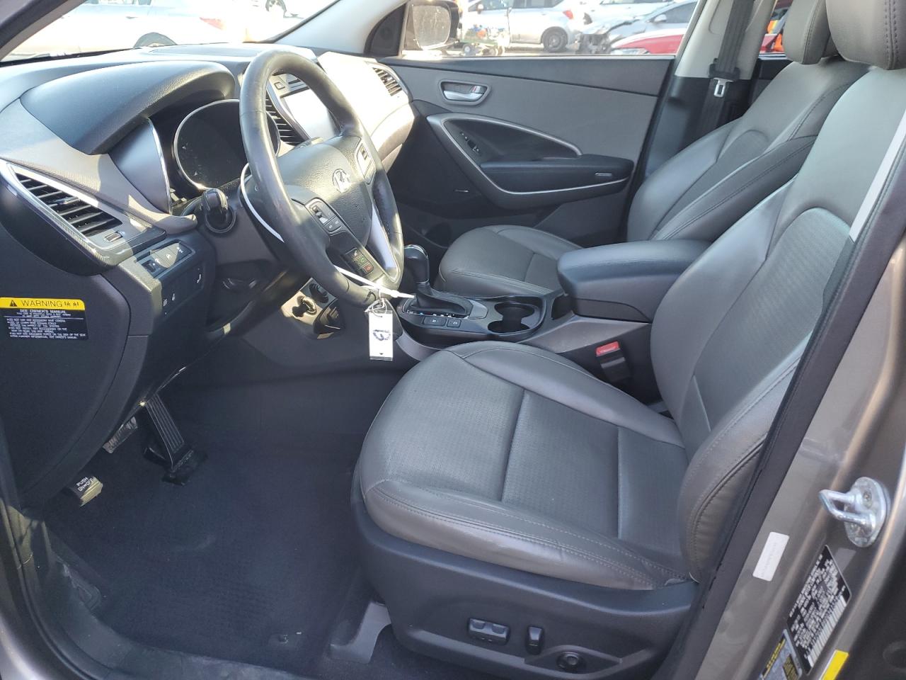 2016 Hyundai Santa Fe VIN 5XYZU3LB6GG341529 Copart auction photo, side damage thumbnail 7