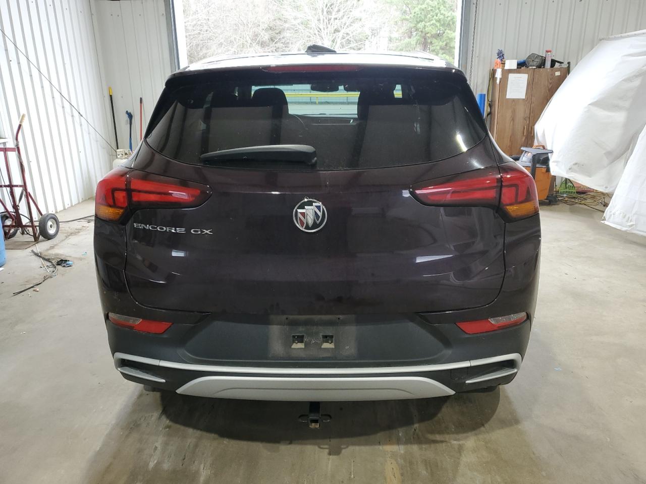 2020 Buick Encore VIN KL4MMBS2XLB120701 Copart auction photo, top/roof / front end damage thumbnail 6