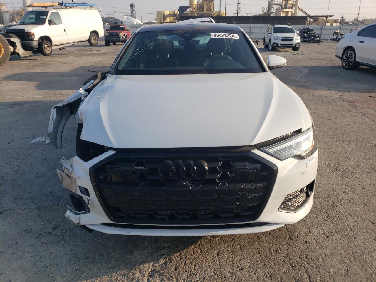 2024 Audi A6 VIN WAUE3BF29RN004336 Copart auction photo, front end / side damage thumbnail 5