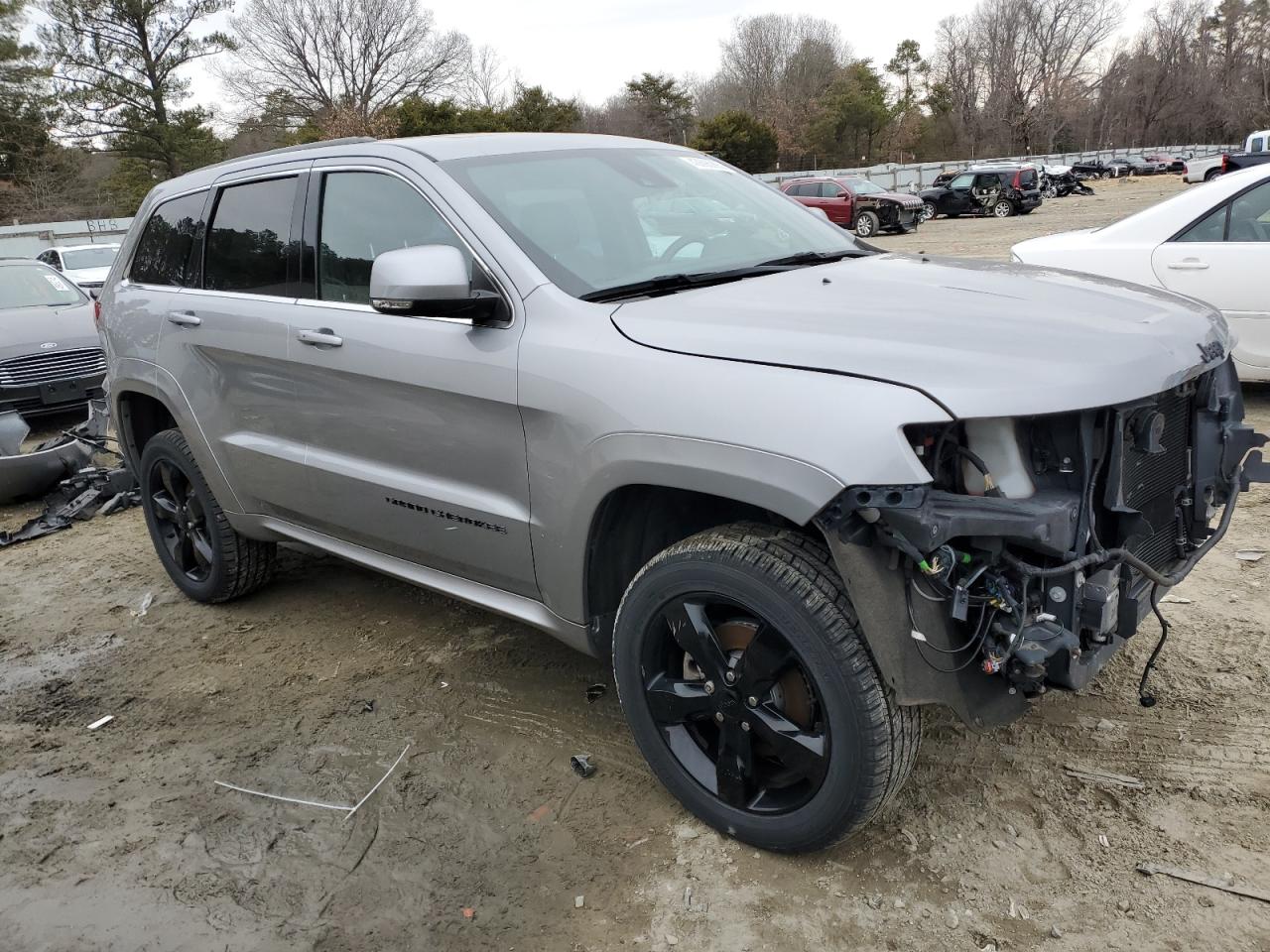2015 Jeep Grand Cherokee VIN 1C4RJFCGXFC241474 Copart auction photo, front end damage thumbnail 4