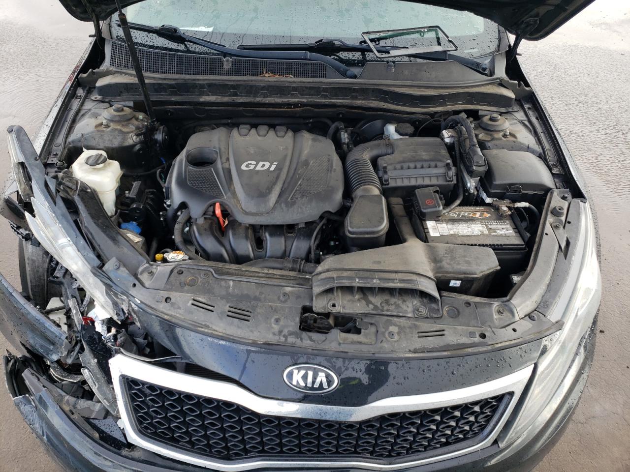 2013 KIA Optima VIN KNAGM4A73D5327021 Copart auction photo, front end damage thumbnail 13