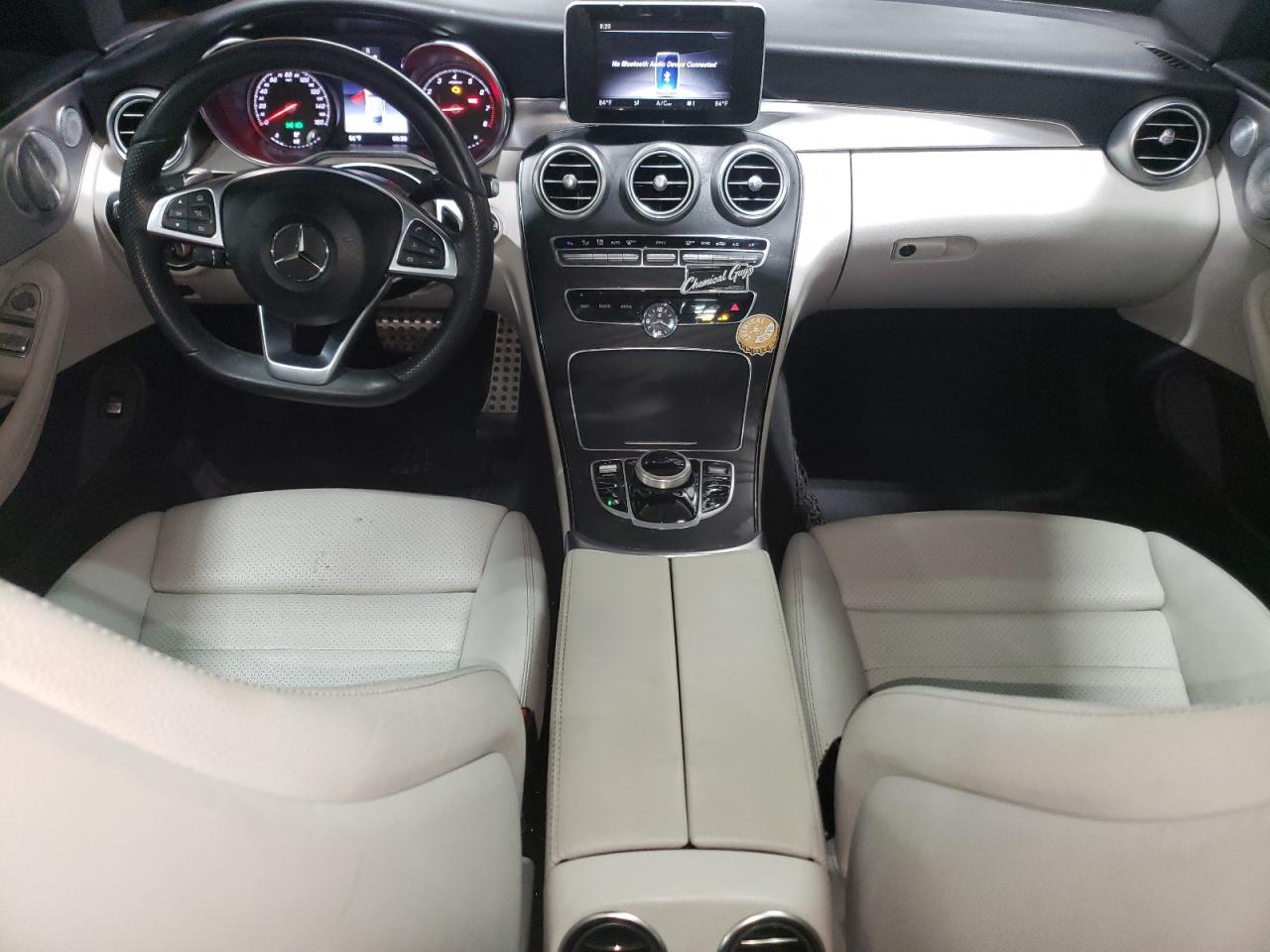 2018 Mercedes-Benz C-klasse VIN WDDWJ4JB4JF747197 Copart auction photo, front end / side damage thumbnail 8