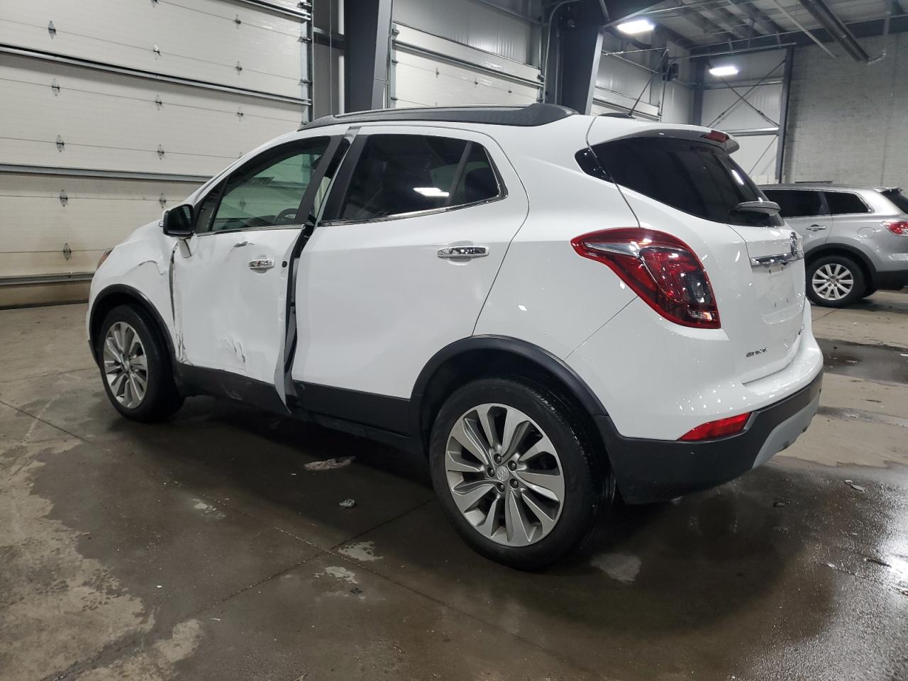 2017 Buick Encore VIN KL4CJASBXHB210274 Copart auction photo, side / front end damage thumbnail 2