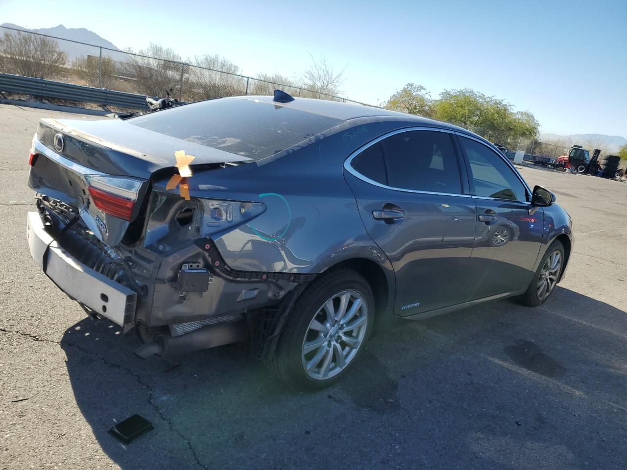 2017 Lexus ES VIN JTHBW1GG1H2148396 Copart auction photo, rear end damage thumbnail 3