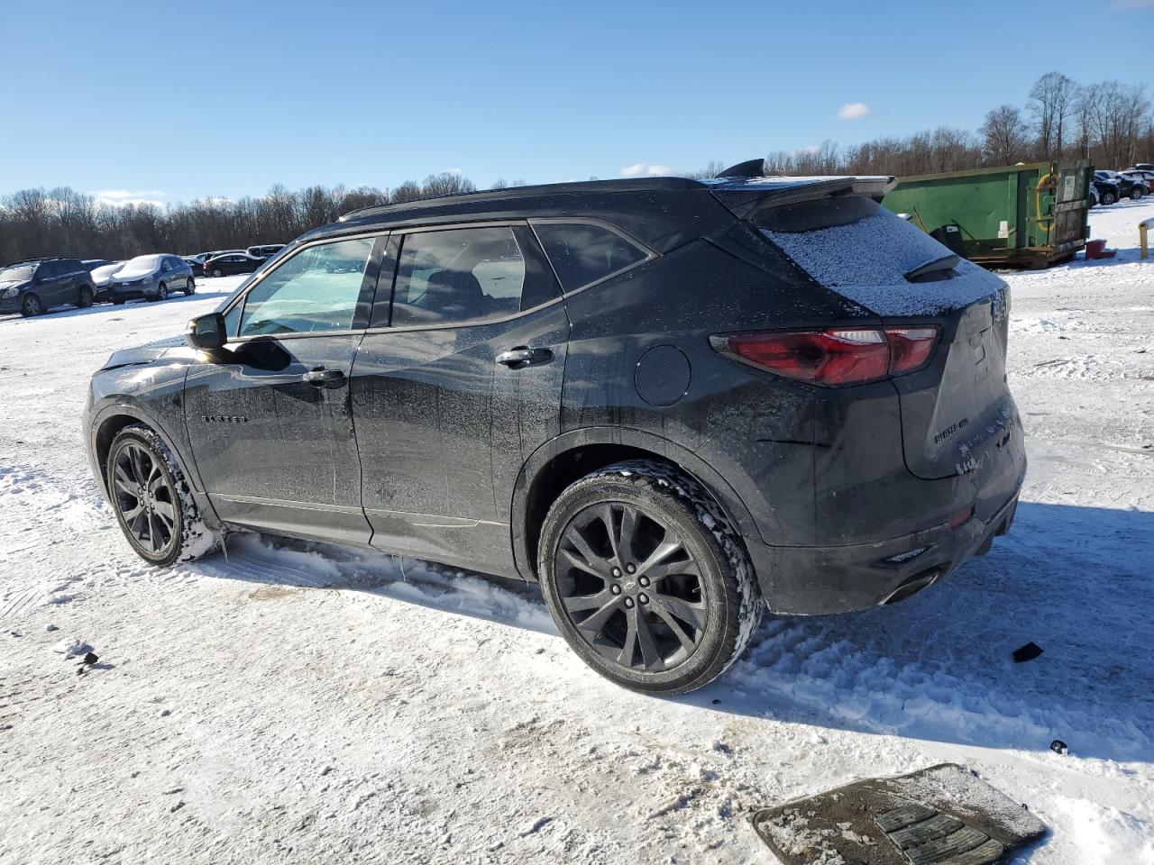2019 Chevrolet Blazer VIN 3GNKBJRSXKS693319 Copart auction photo, all over damage thumbnail 2