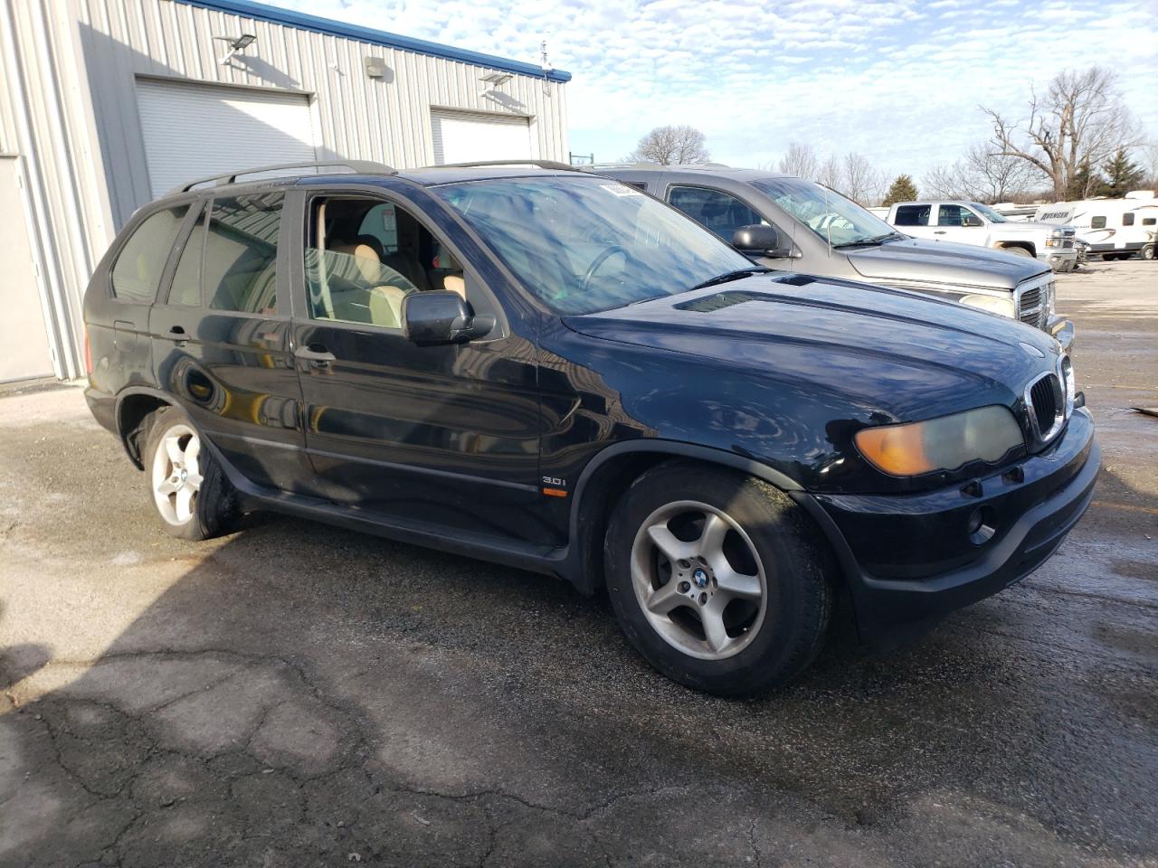 2001 BMW X5 VIN WBAFA53591LM82573 Copart auction photo, undercarriage damage thumbnail 4