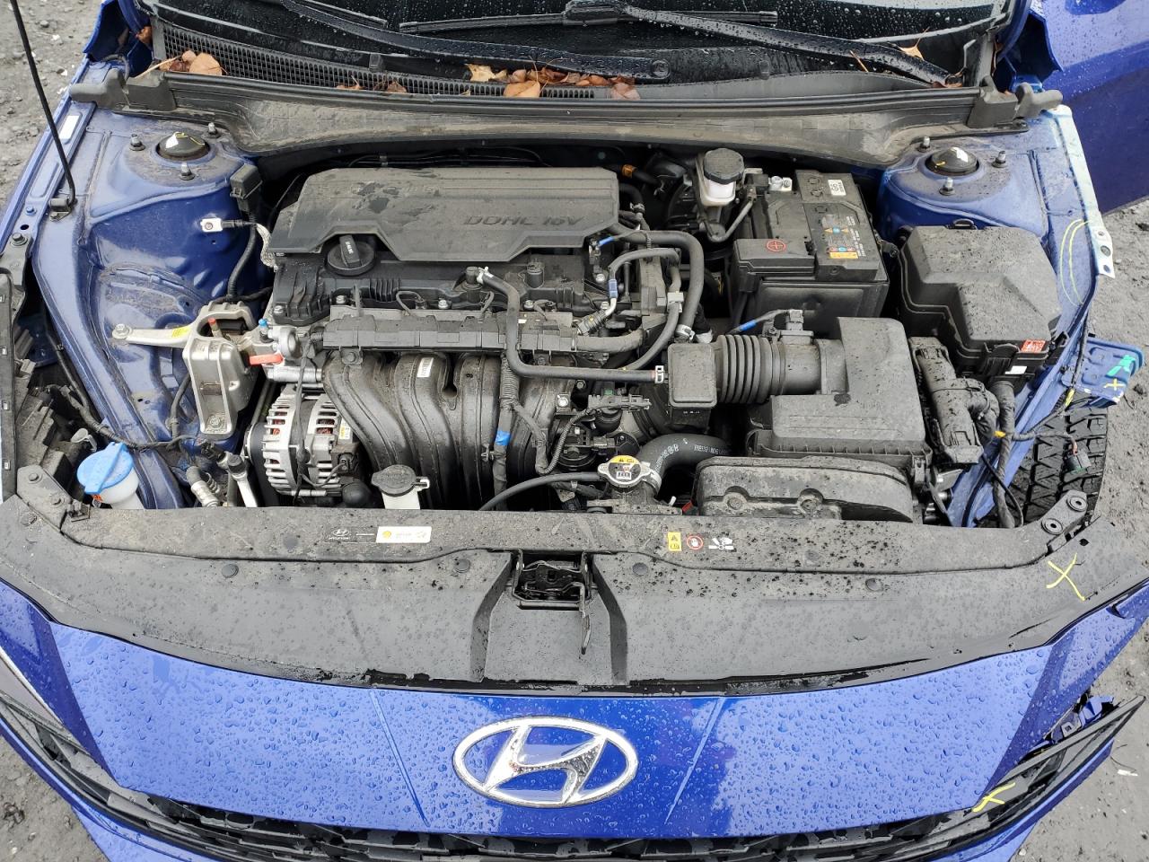 2023 Hyundai Elantra VIN KMHLM4AG3PU396086 Copart auction photo, front end / side damage thumbnail 11