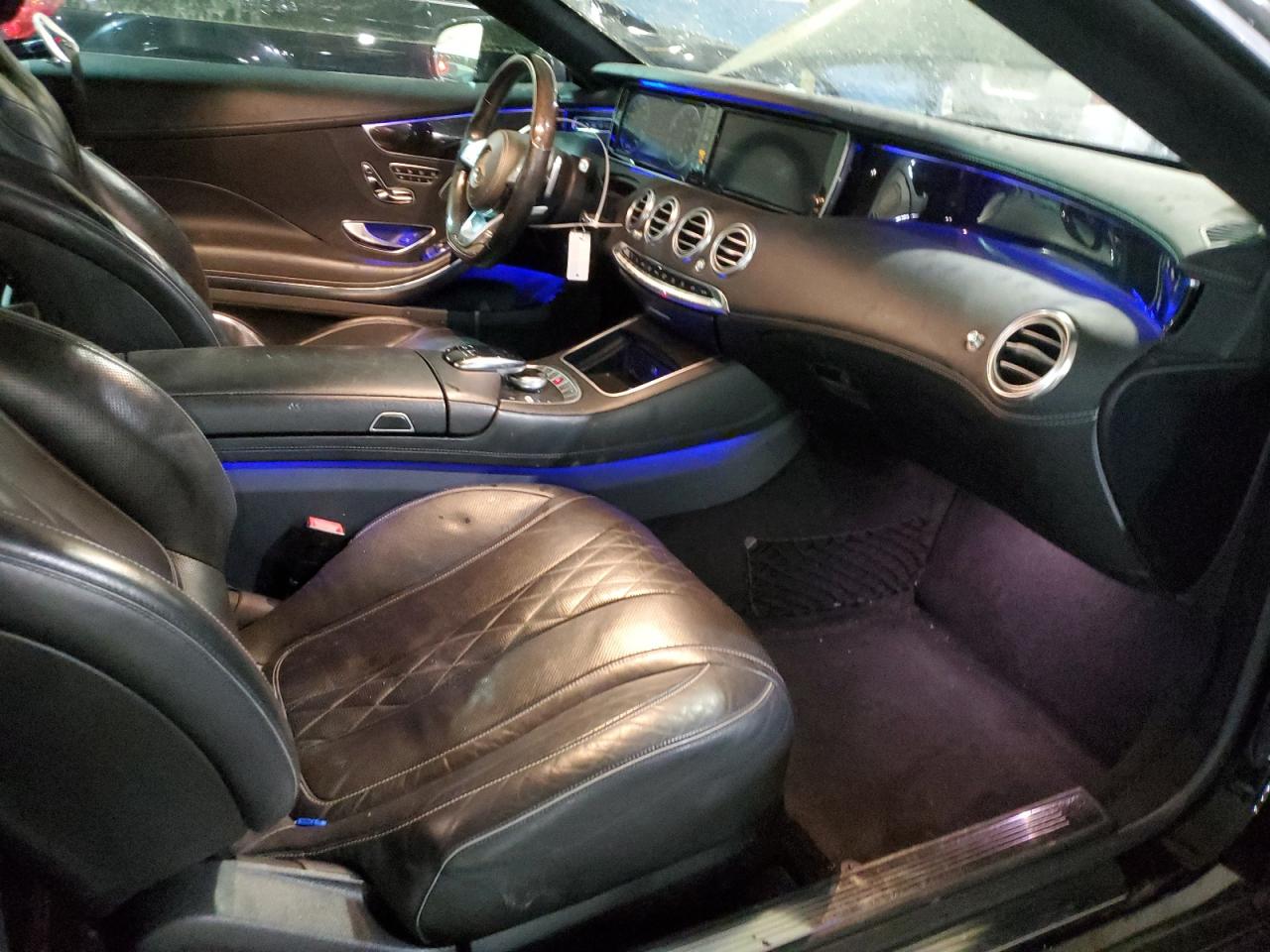 2017 Mercedes-Benz S-klasse VIN WDDXK8CB6HA017725 Copart auction photo, front end damage thumbnail 8