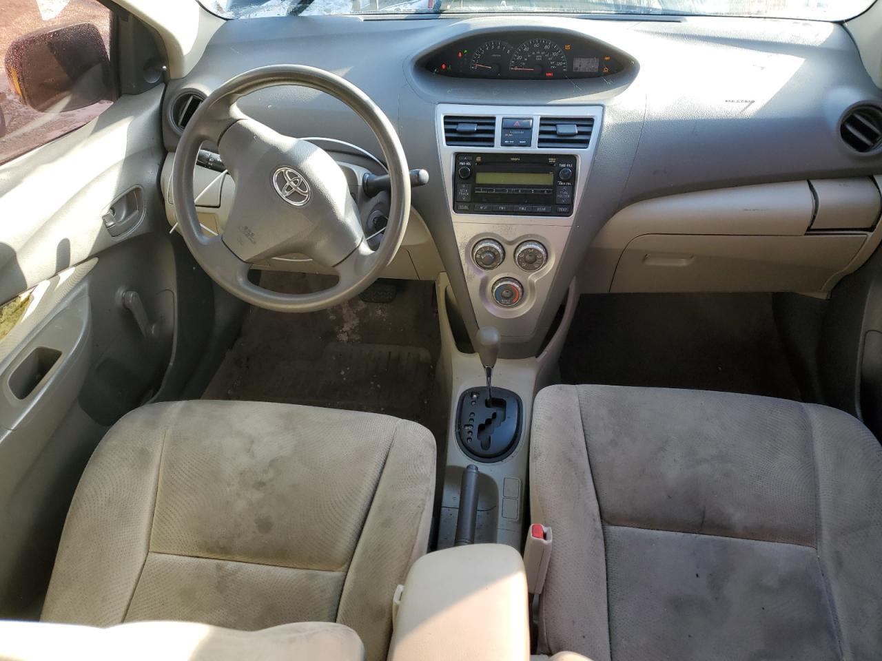 2009 Toyota Yaris VIN JTDBT903394045146 Copart auction photo, all over damage thumbnail 8