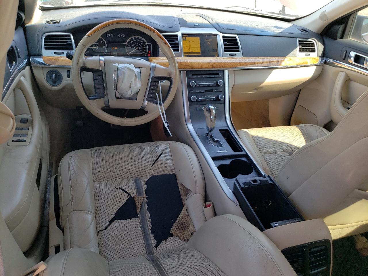 2009 Lincoln MKS VIN 1LNHM93R59G610689 Copart auction photo, front end damage thumbnail 8