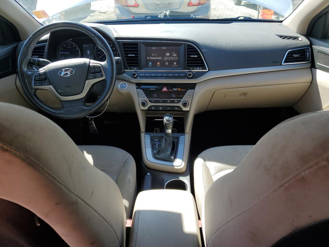 2017 Hyundai Elantra VIN 5NPD84LF9HH180658 Copart auction photo, front end damage thumbnail 8