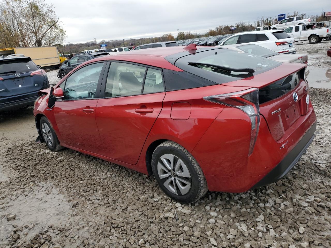 2017 Toyota Prius VIN JTDKARFU8H3050840 Copart auction photo, front end damage thumbnail 2