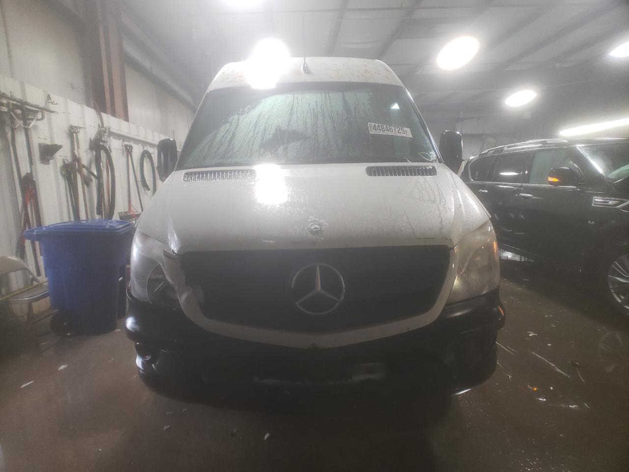 2014 Mercedes-Benz Sprinter VIN WD3PE8DC5E5838869 Copart auction photo, rear end / front end damage thumbnail 5
