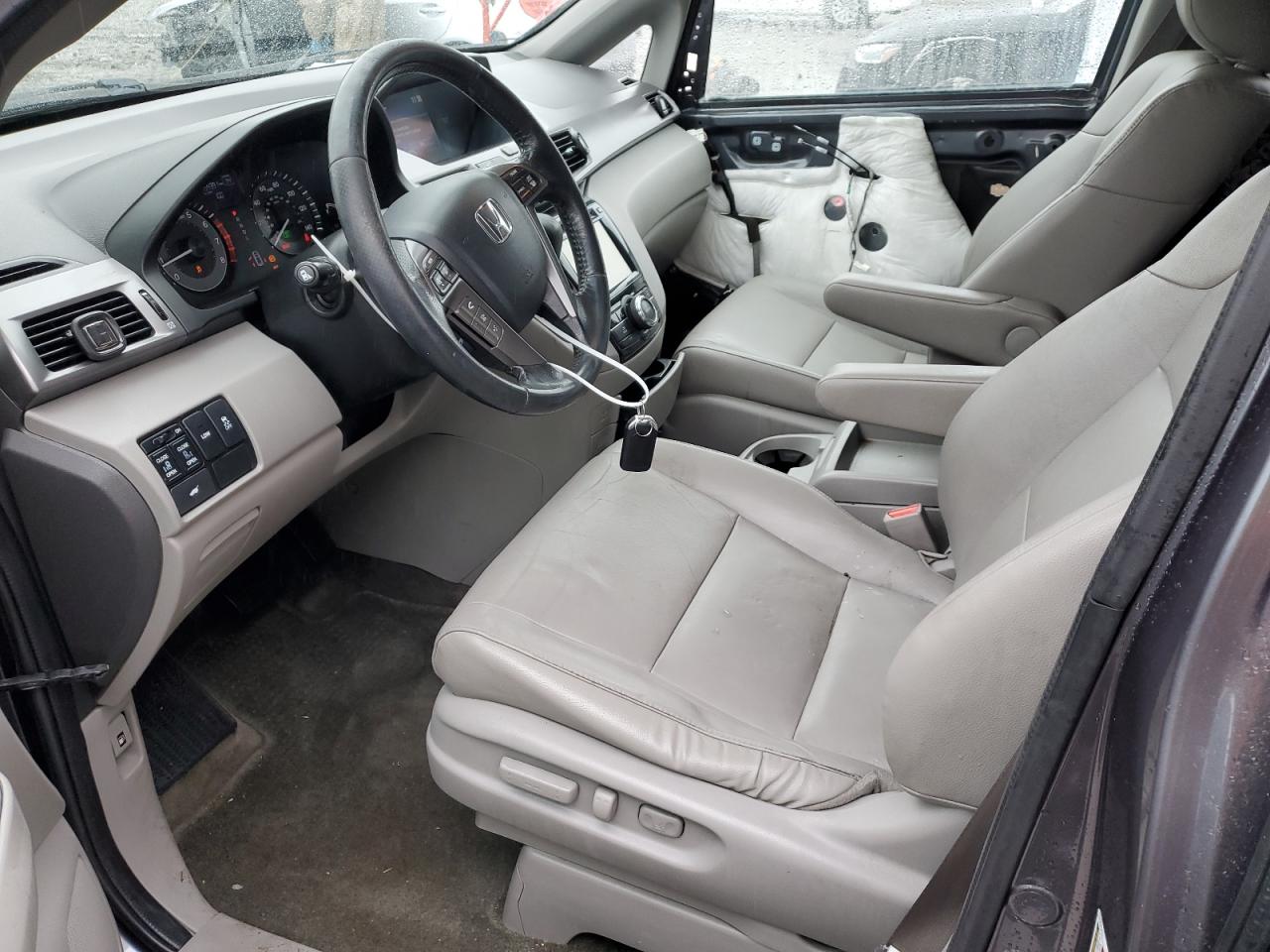 2015 Honda Odyssey VIN 5FNRL5H63FB091814 Copart auction photo, side / rear end damage thumbnail 7