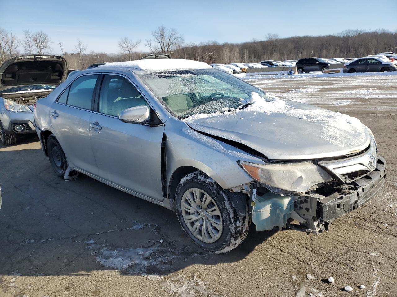 2012 Toyota Camry VIN 4T4BF1FK8CR230017 Copart auction photo, front end / rear end damage thumbnail 4