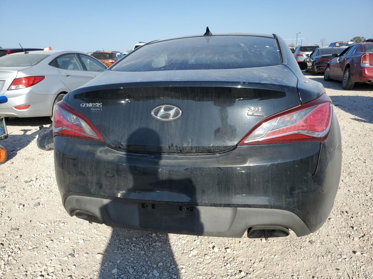 2013 Hyundai Genesis VIN KMHHU6KJ6DU083931 Copart auction photo, rear end / front end damage thumbnail 6