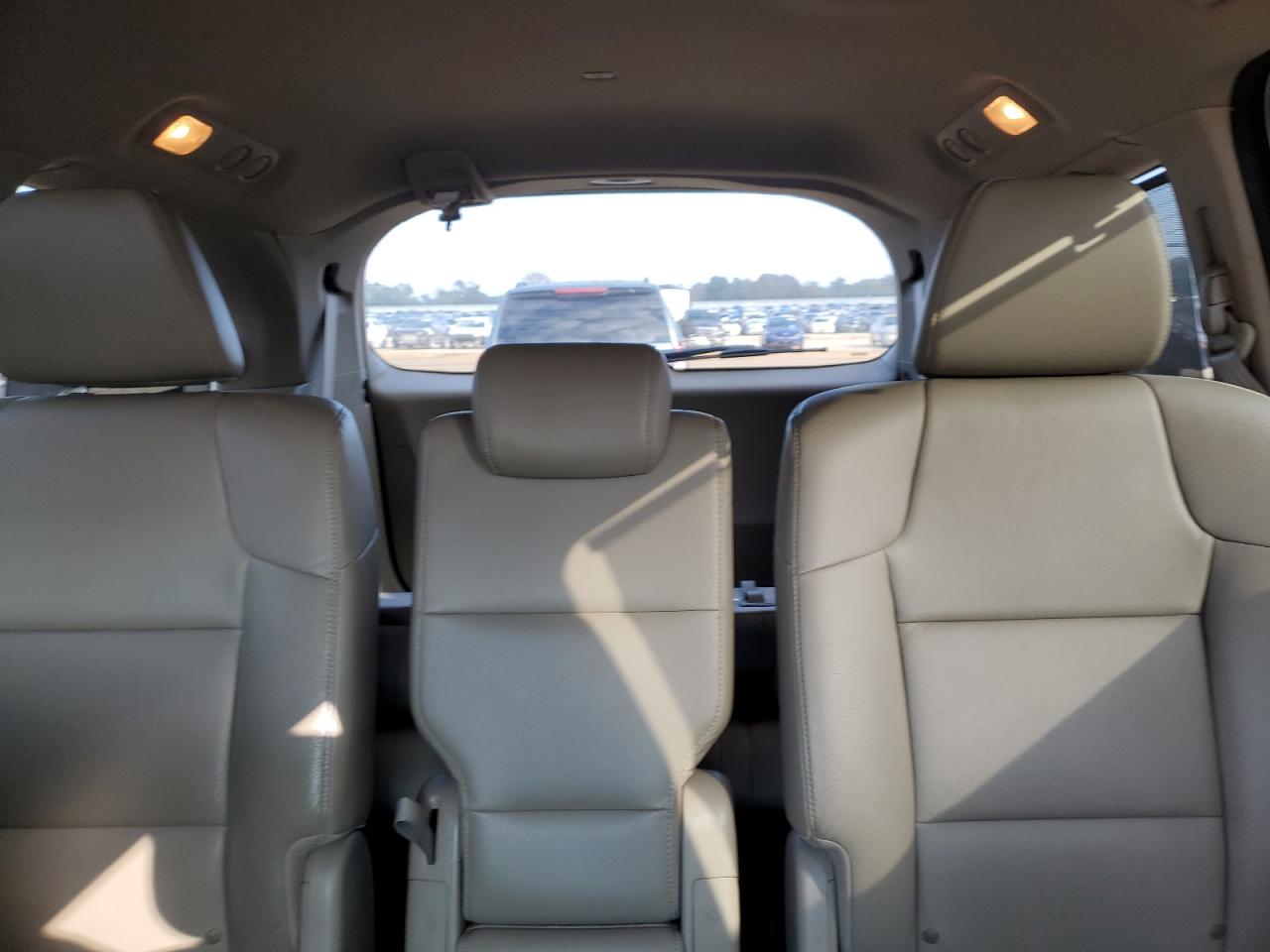 2015 Honda Odyssey VIN 5FNRL5H9XFB074843 Copart auction photo, side / front end damage thumbnail 10