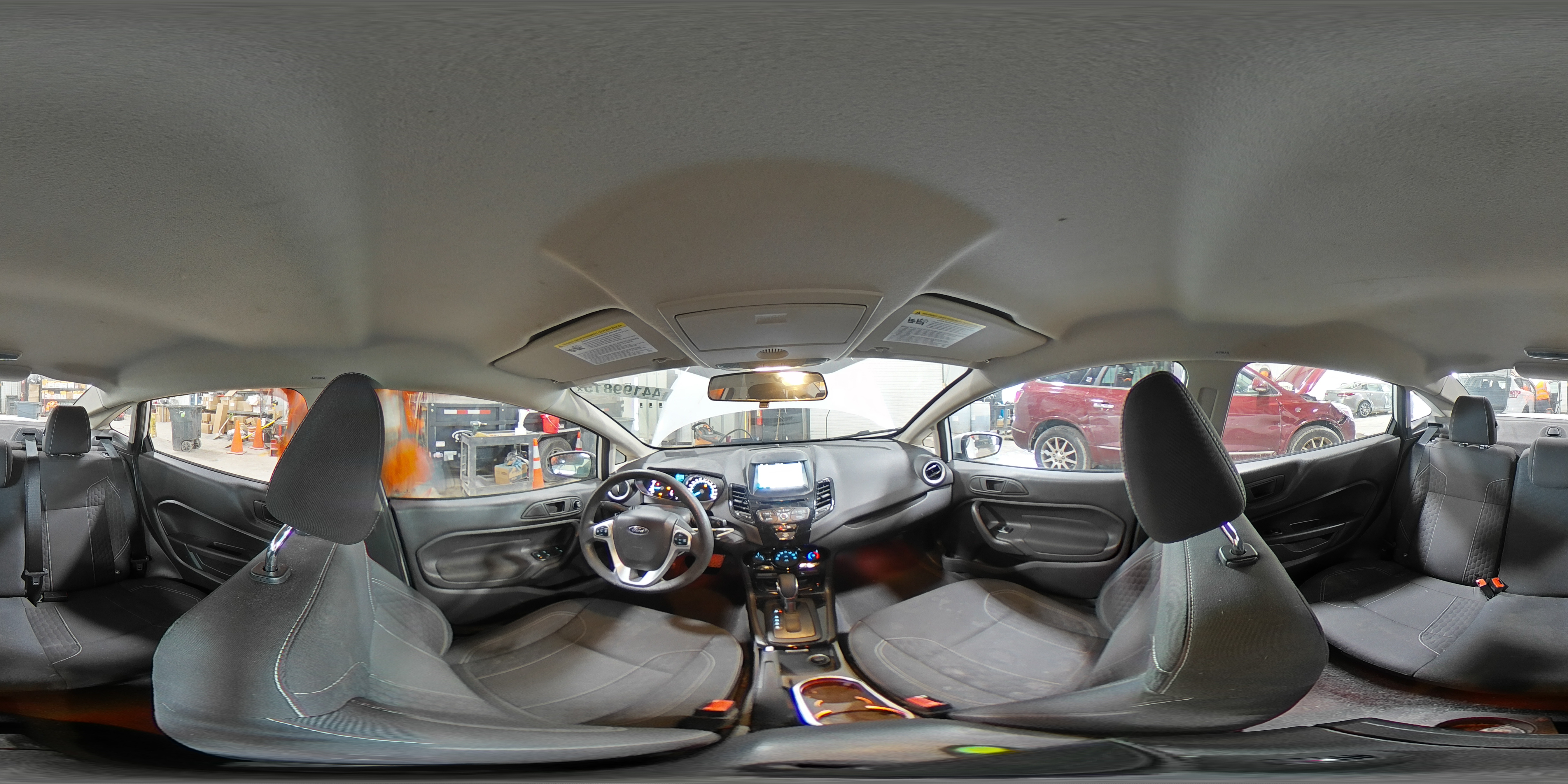 2019 Ford Fiesta VIN 3FADP4BJ9KM136501 Copart auction photo, rear end / side damage thumbnail 13