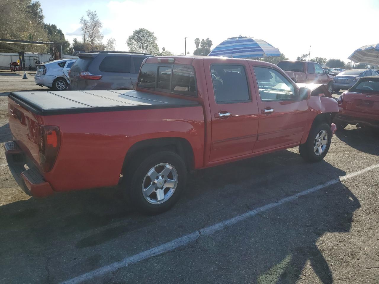 2012 Chevrolet Colorado VIN 1GCDSCF99C8112188 Copart auction photo, front end damage thumbnail 3