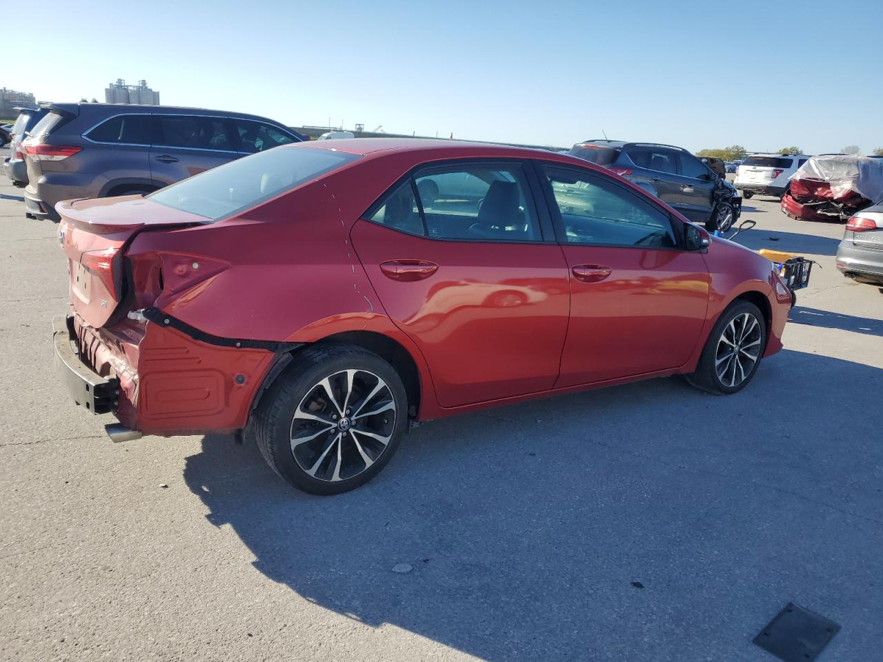 2019 Toyota Corolla VIN 5YFBURHE9KP895689 Copart auction photo, rear end / front end damage thumbnail 3
