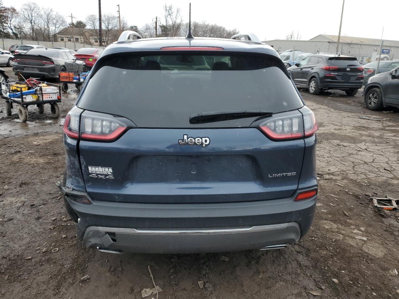 2021 Jeep Grand Cherokee VIN 1C4PJMDX2MD195124 Copart auction photo, rear end / front end damage thumbnail 6