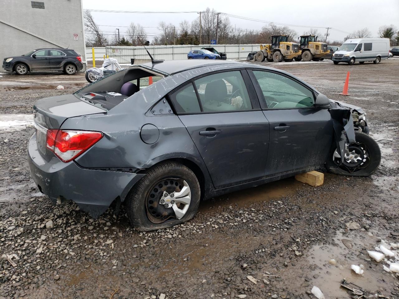2013 Chevrolet Cruze VIN 1G1PA5SGXD7216110 Copart auction photo, rollover damage thumbnail 3